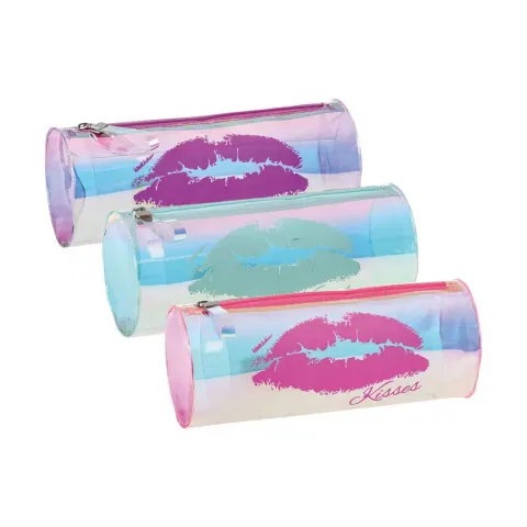 ETUI PIX SAZIO FANCY SINGLE ZIP KISS DIVERSE CULORI