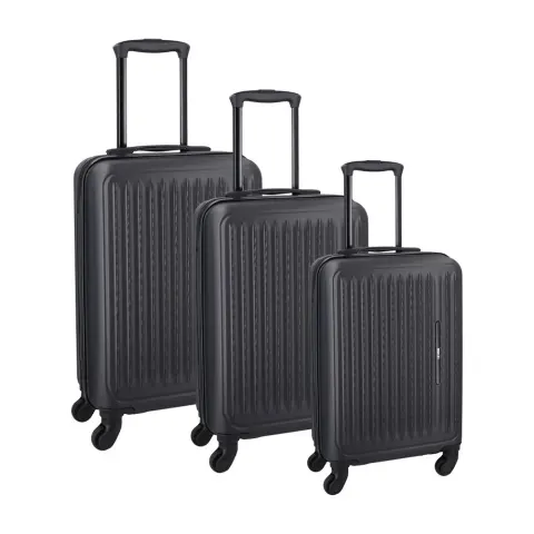 SET TROLERE ALICANTE ABS 3 BUCĂȚI NEGRU