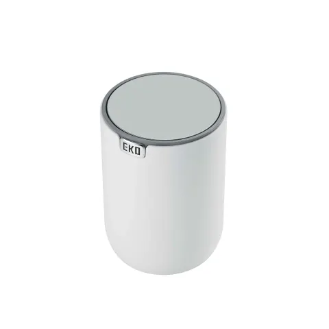 COȘ DE GUNOI EKO FANDY PENTRU MASĂ, ALB, 1.5L