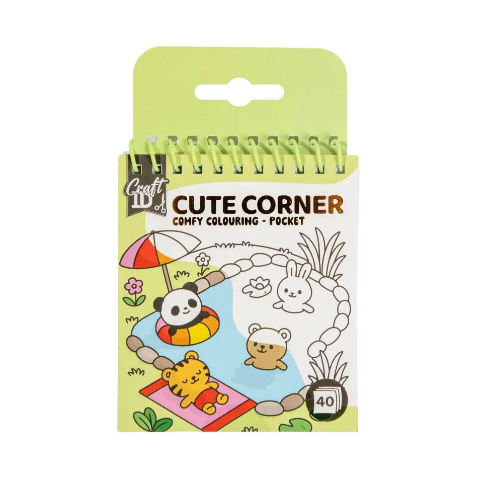 CRAFT ID COMFY COLORING MINI BOOK CUTE CORNER