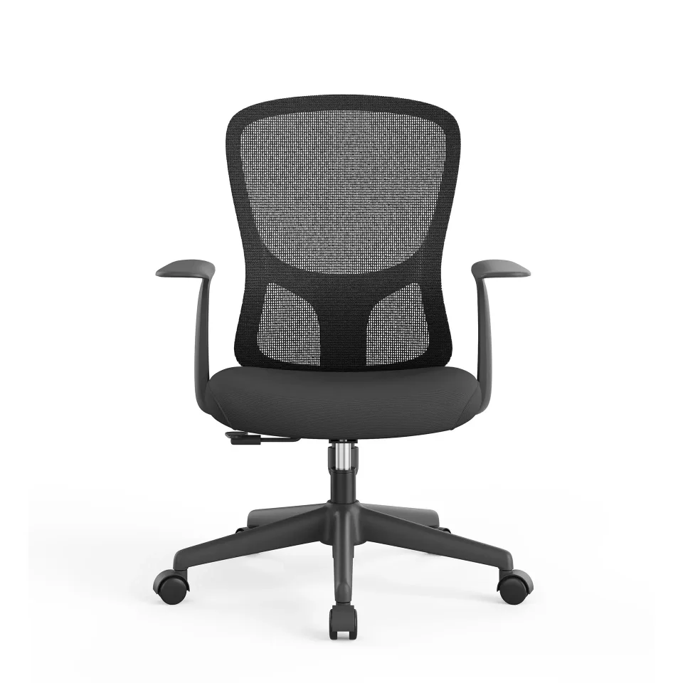 SCAUN DE BIROU RFG WORK CHAIR SMARTER W ȘEZUT NEGRU/SPĂTAR NEGRU