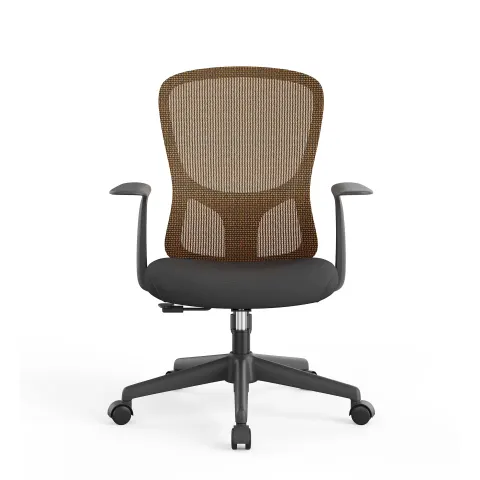 SCAUN DE BIROU RFG WORK CHAIR SMARTER W CU ȘEZUT NEGRU/SPĂTAR PORTOCALIU