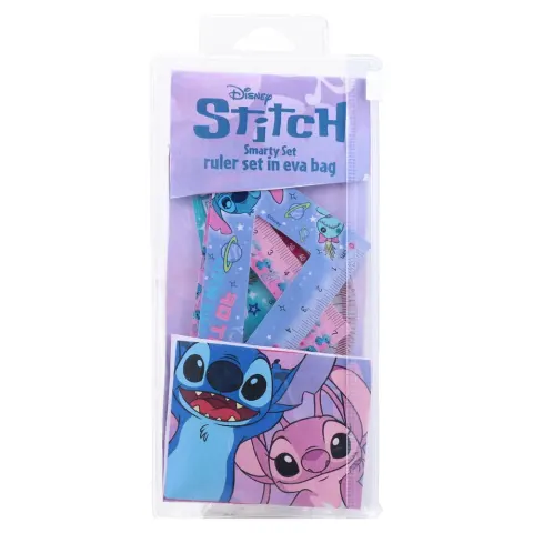 Set Geometrie Best Smarty, Stitch, 15 cm, 4 Piese
