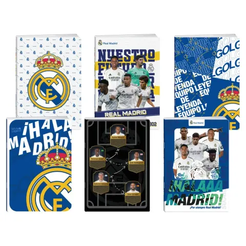 Caiet Premium Best Buy Real Madrid, A4, File Albe, Hârtie Offset, 50 File