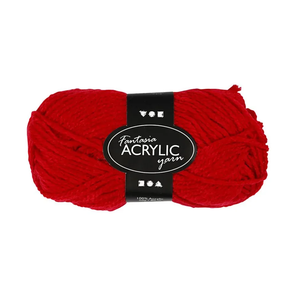 Fir acrilic CCH 50 g roșu