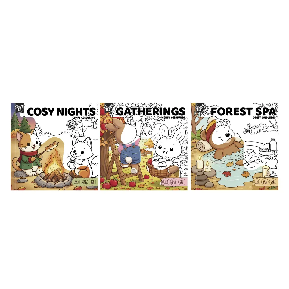CRAFT ID CARTE DE COLORAT COMFY TOAMNA PACHET ASORTAT 48