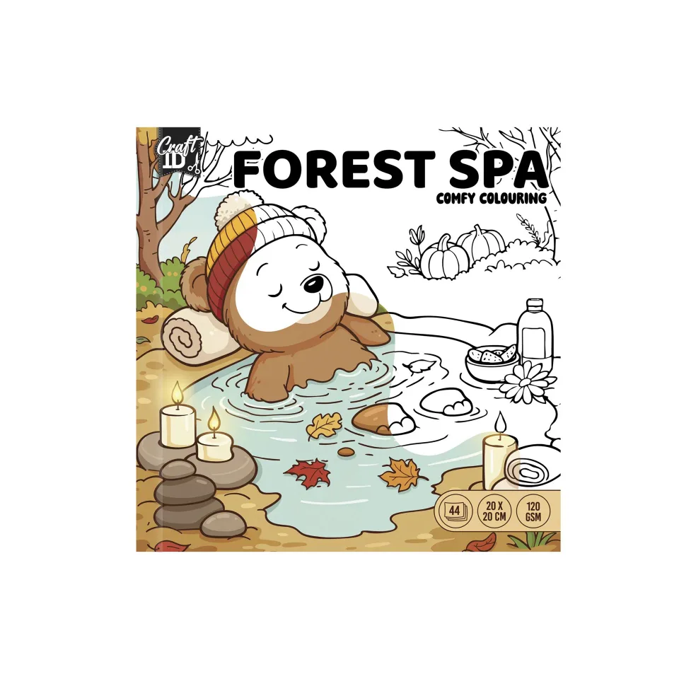 CRAFT ID COMFY CARTE DE COLORAT PĂDUREA DE TOAMNĂ SPA