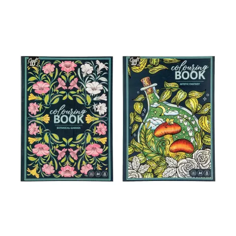 COLECȚIE DE CĂRȚI DE COLORAT CRAFT ID 32 FILE PACHET ASORTAT 48