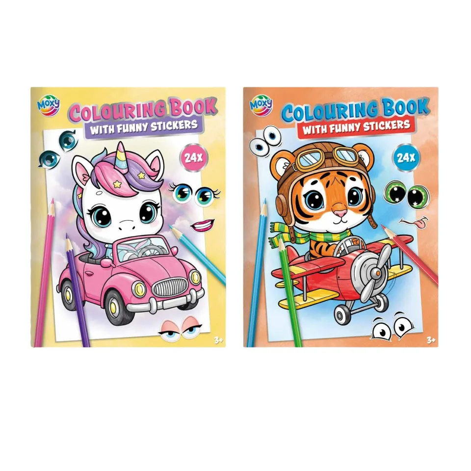 MOXY CAIET DE COLORAT A4 24 PAGINI PACHET ASORTAT 48