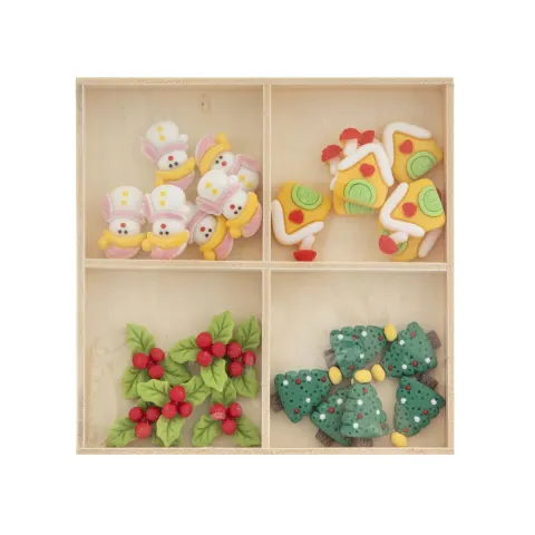 FIGURINE DECORAȚIUNE CRAFT IR OM DE ZĂPADĂ/CASE/RAMURĂ/BRAD DE CRĂCIUN