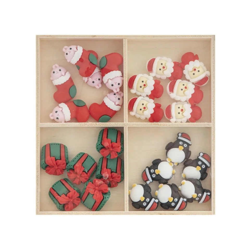 FIGURINE DE DECORAȚIUNE CRAFT IR MOȘ CRĂCIUN/CIOSĂC/PINGUIN/CADEAU