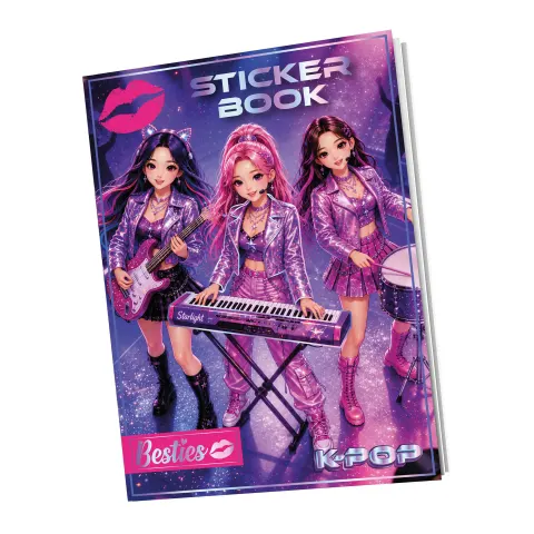 MOXY CARTE DE AUTOCOLANTE K-POP A5 + ETICHETE
