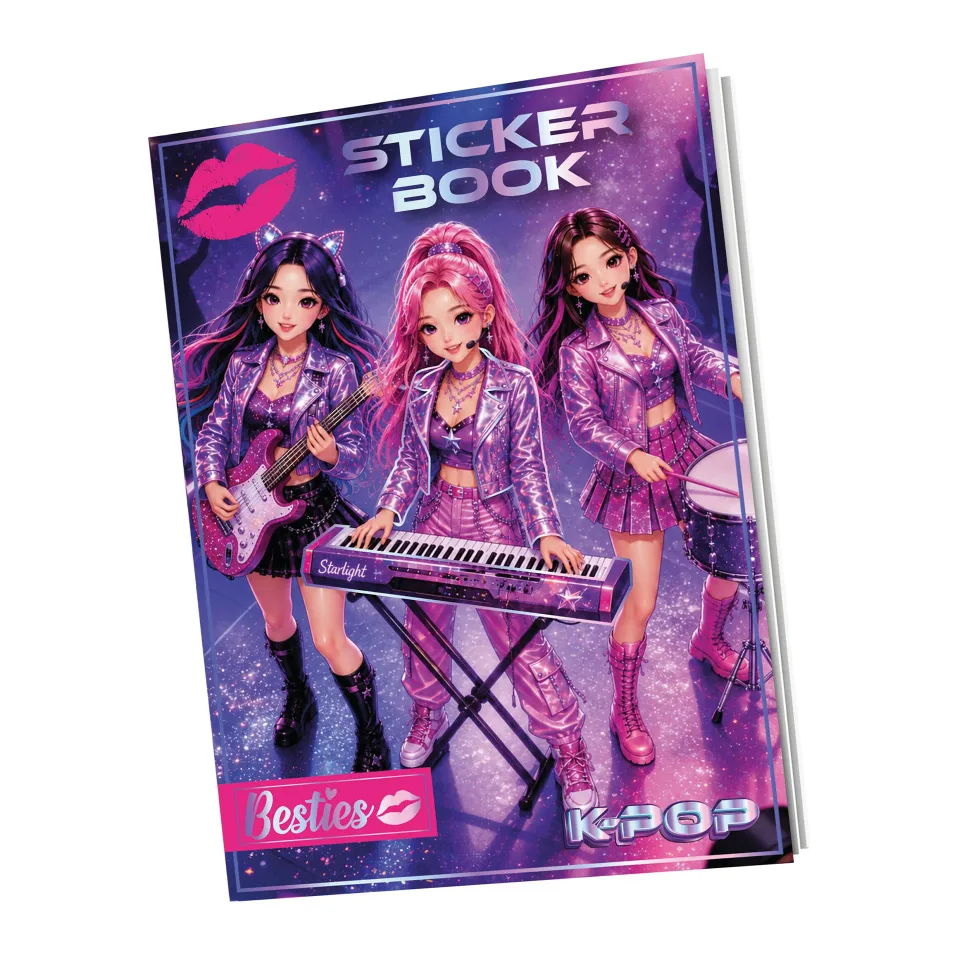 MOXY CARTE DE AUTOCOLANTE K-POP A5 + ETICHETE