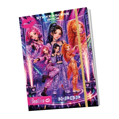 MOXY K-POP CARTE CU ABȚIBILDURI SCENĂ