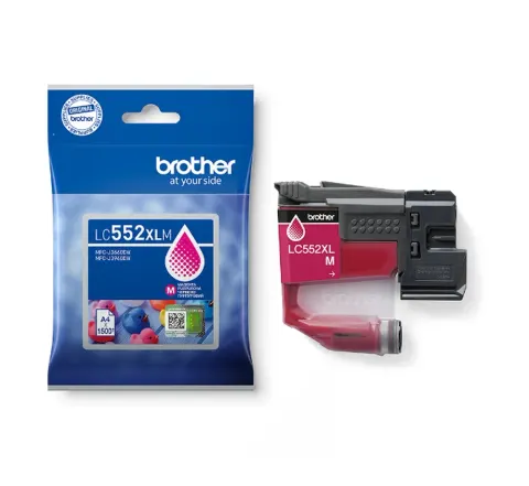 Cartuș original Brother LC-552XL, MFC-J3660/90, 1500 pagini/5%, Magenta