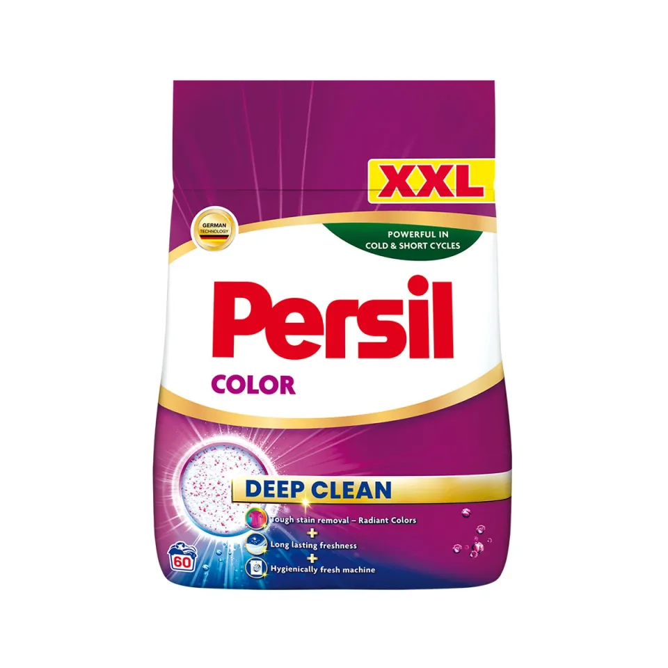 Detergent pulbere Persil, XXL, pentru colorate, 60 spălări, 3.3 kg