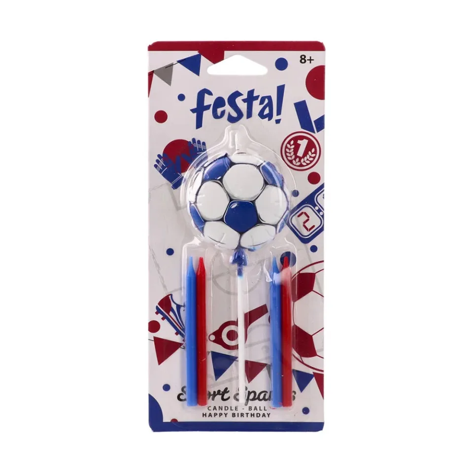 Lumânare pentru tort Festa - Fotbal