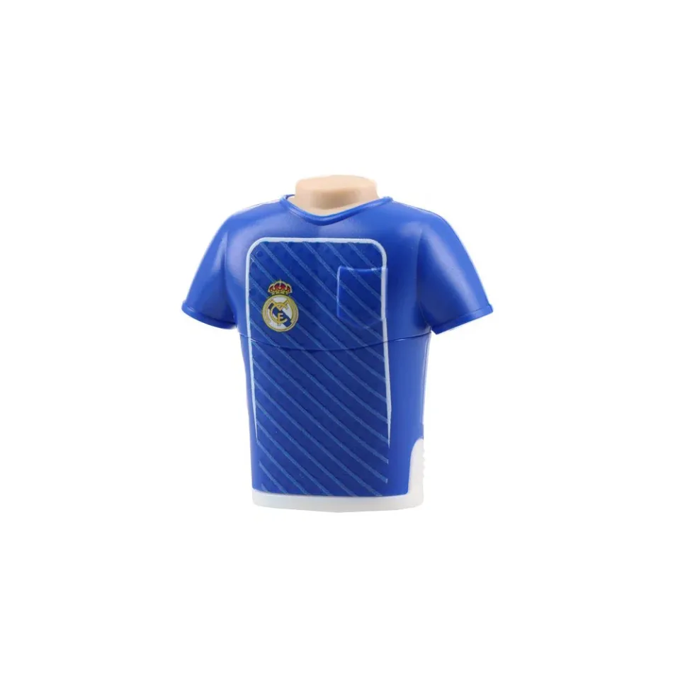 Ascuțitoare Best Buy cu design de tricou, Real Madrid, cu radieră, culori asortate