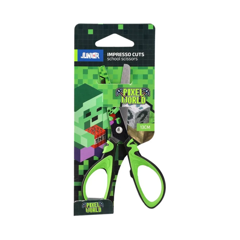 Foarfece Junior Impresso Cuts, Pixel, 13 cm