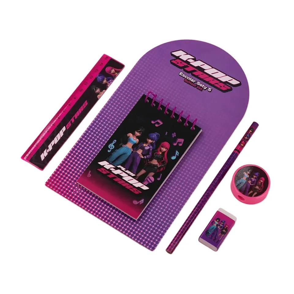 Best Escolar Set școlar, K-Pop, 5 piese