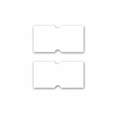 Etichete de preț Top Stick pentru pistol de etichetat, 22 x 12 mm, albe, 1000 de etichete pe rolă, pachet de 5