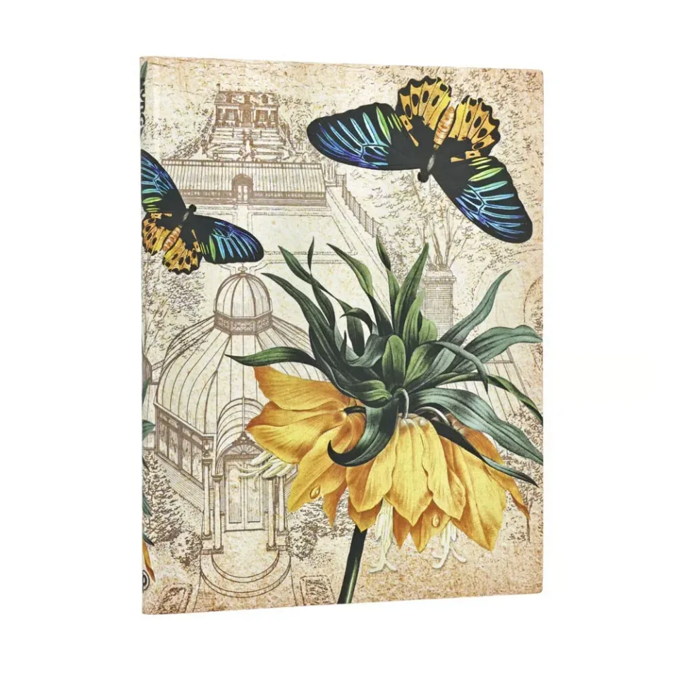 PAPERBLANKS GOLDEN FRITILLARIA ULTRA CAIET CU COPERTĂ MOALE, 88 DE FILE, FĂRĂ LINII