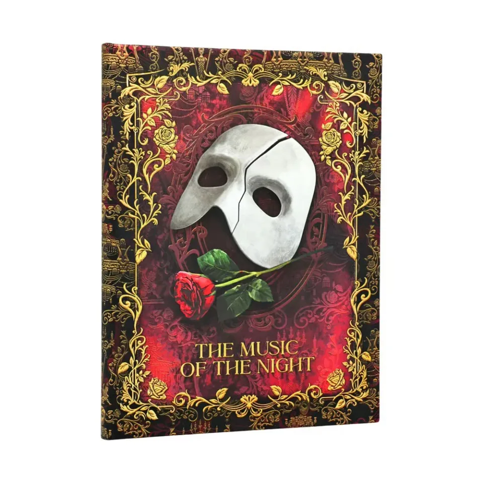 PAPERBLANKS MASKED MELODY ULTRA CAIET CU COPERTĂ RIGIDĂ, 72 DE FILE, DICTANDO