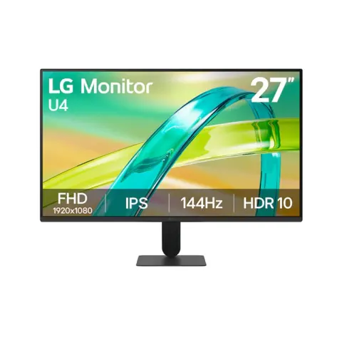 Monitor LG 27U411B-B, 27'', Full HD, IPS, LED, 144 Hz, 250 cd/m?, HDMI, 1 ms