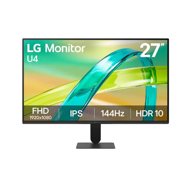 Monitor LG 27U411B-B, 27'', Full HD, IPS, LED, 144 Hz, 250 cd/m?, HDMI, 1 ms