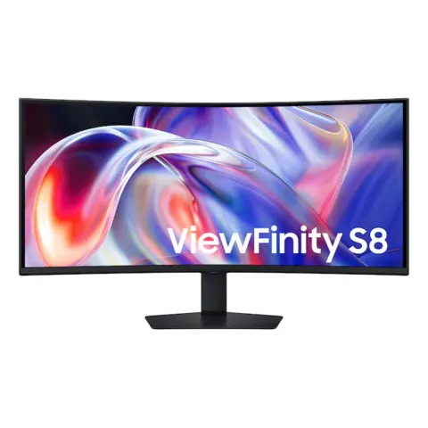 Samsung S85TH Monitor, 40'', WUHD, VA, HDR10, 5120 × 2160, 350 cd/m², 4 ms, 144 Hz, pentru gaming, curbat