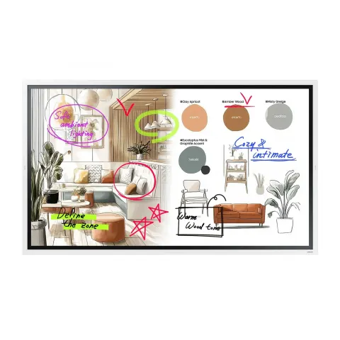 Ecran interactiv Samsung Flip WM65FX, 65", 4K VA, 450 cd/m?, 8 ms, HDMI, Tizen