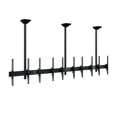 HAGOR suport de tavan MENUBOARD pentru 5 ecrane de 46-65'' cu înclinare în orientare portret