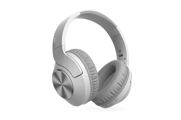 Căști A4Tech BH300 2DRUMTEK, Bluetooth v5.3, 100 dB, gri și alb