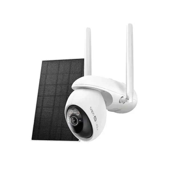 Tp-Link Tapo C665G Kit Cameră de supraveghere, 8 MP, 4 mm, 4G, Wi-Fi, cu panou solar