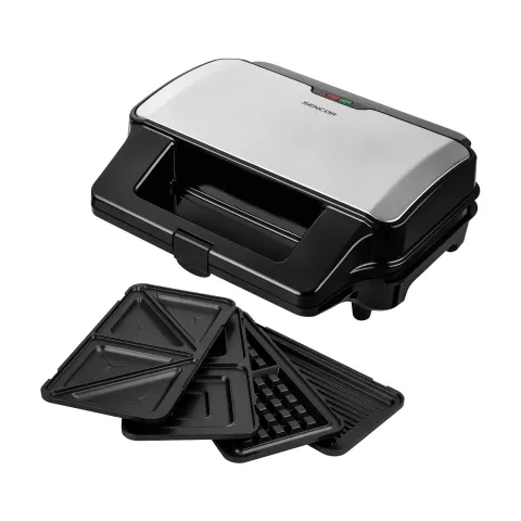 Sencor SSM 9940SS Presă grill pentru sandvișuri, 4 în 1, 900 W, inox