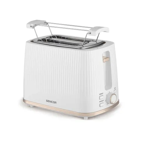 Sencor STS 7510WH Prăjitor de pâine, 2 fante, 7 niveluri de rumenire, 930 W, alb