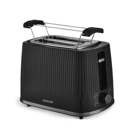 Sencor STS 7511BK Prăjitor de pâine, 2 fante, 7 trepte de rumenire, 930 W, negru