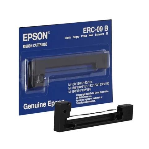 Cartuș cu bandă original Epson ERC 09B pentru imprimantă matricială, negru