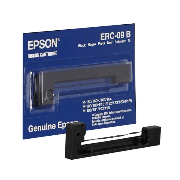 Cartuș cu bandă original Epson ERC 09B pentru imprimantă matricială, negru