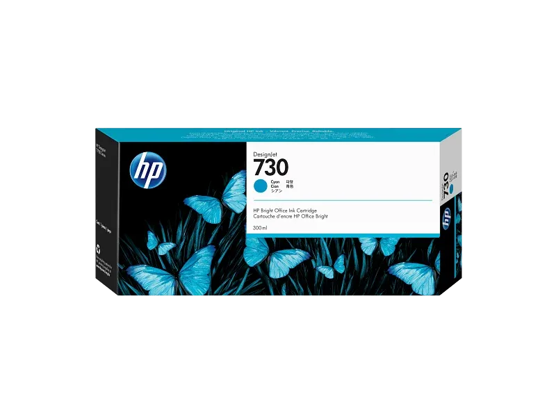 Cartuș HP P2V68A No730 300ML cyan T1700