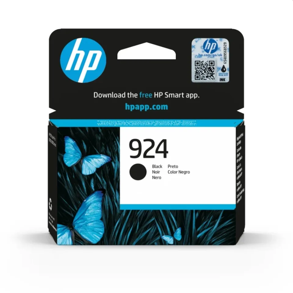 HP cartuș 4K0U6NE No924 negru 500 pagini/5%