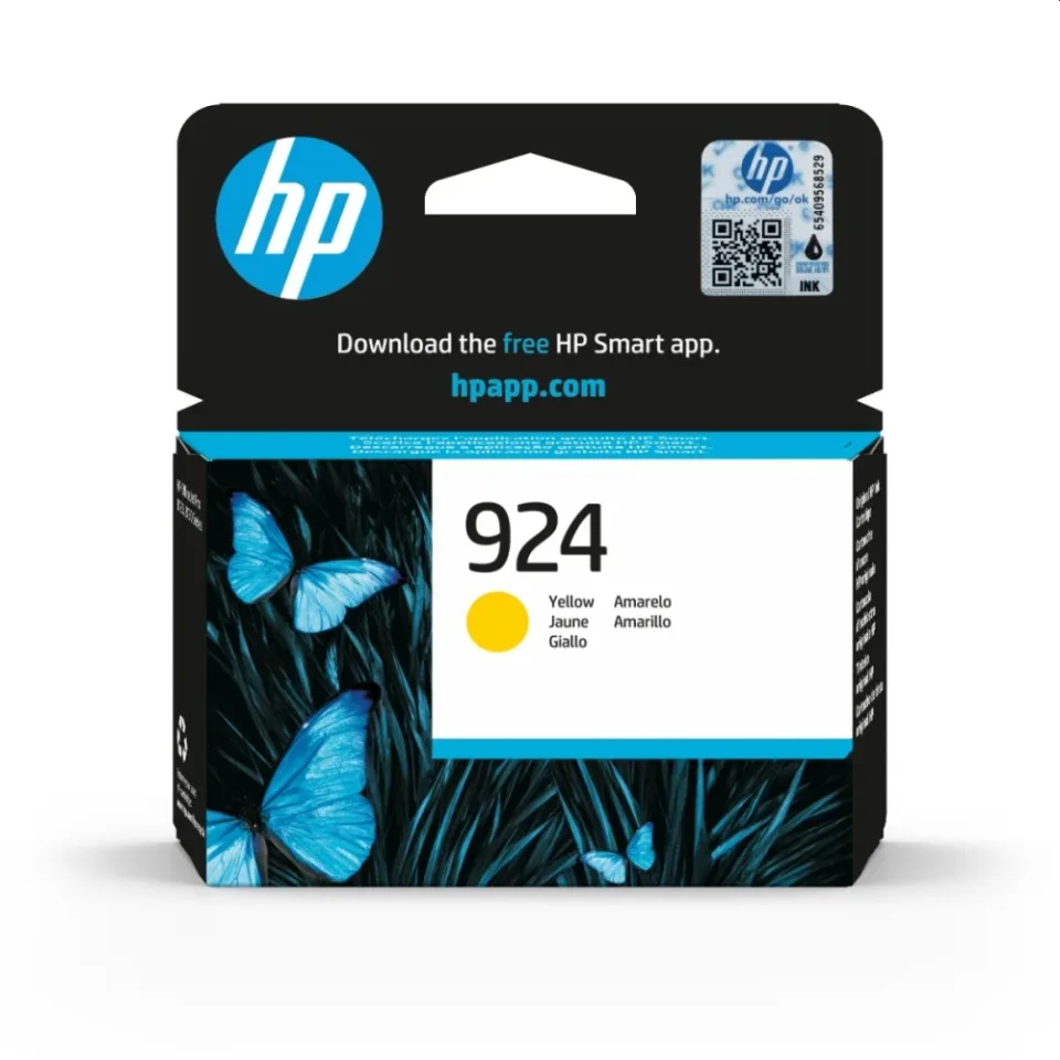 Cartuș de cerneală original HP 4K0U5NE No. 924, galben, 400 de pagini la acoperire de 5%
