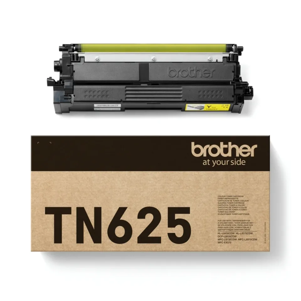 Cartuș toner original Brother TN-625Y, L8630/8730CDW, 1800 pagini/5%, galben