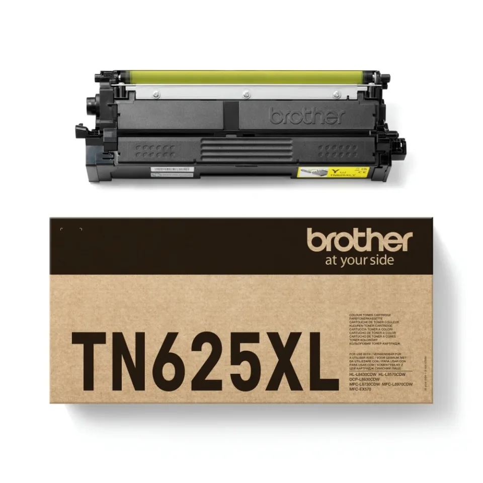 Cartuș de toner original Brother TN-625XLY, L8630/8730CDW, 4500 de pagini/5%, galben