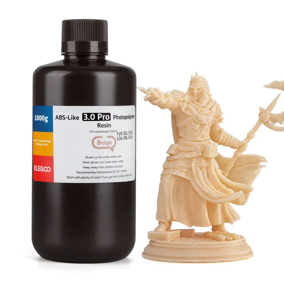 Elegoo ABS-Like 3.0 Pro, rășină pentru imprimantă 3D, 1 kg, bej