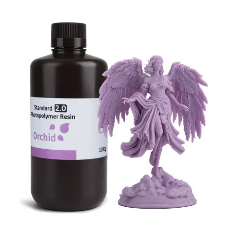 Rășină pentru imprimantă 3D Elegoo Resin 2.0, 1 kg, mov-albastru mediu