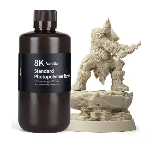 Rășină Elegoo Resin 8K pentru imprimantă 3D, 1 kg, vanilie