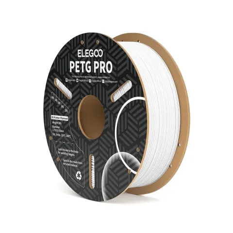 Filament pentru imprimantă 3D Elegoo PETG Pro, 1.75 mm, 1 kg, alb