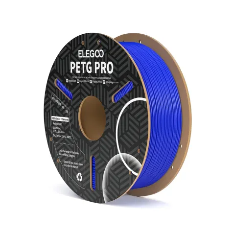 Filament Elegoo PETG Pro pentru imprimantă 3D, 1,75 mm, 1 kg, albastru