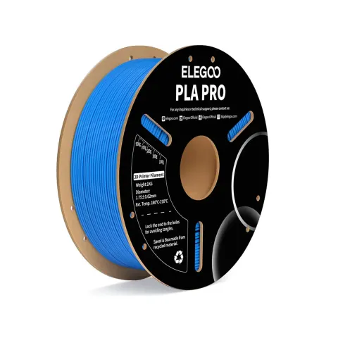 Filament pentru imprimantă 3D Elegoo PLA Pro, 1.75 mm, 1 kg, albastru deschis